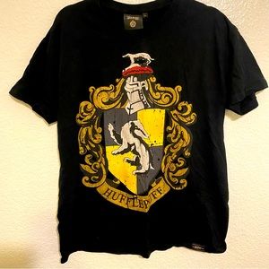 The Harry Potter Shop Hufflepuff Black Harry Potter TShirt